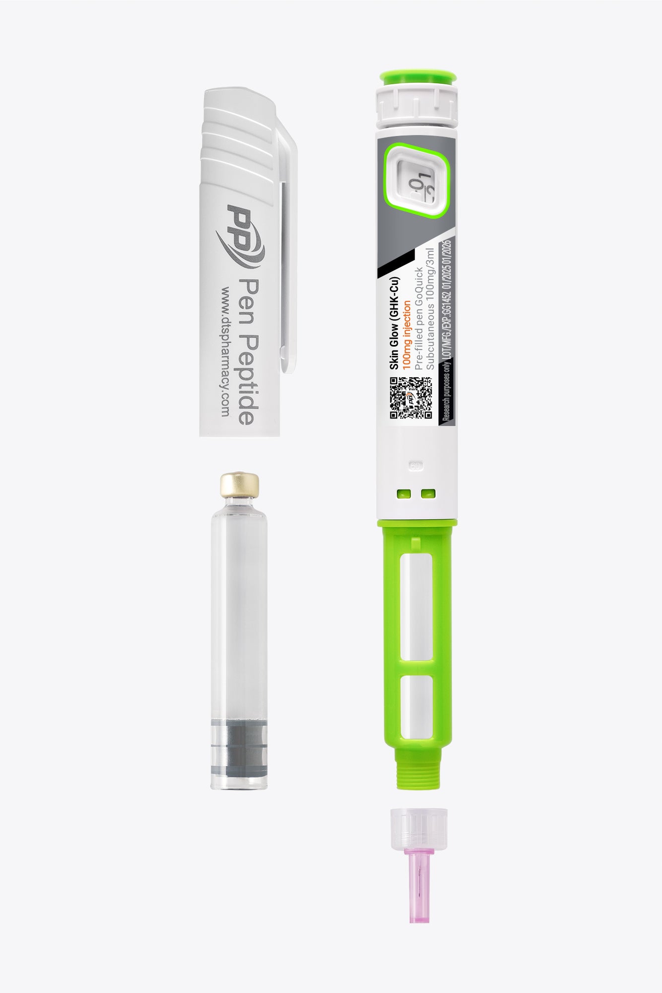 Peptid Skin Glow (GHK-Cu) i injektionspenna