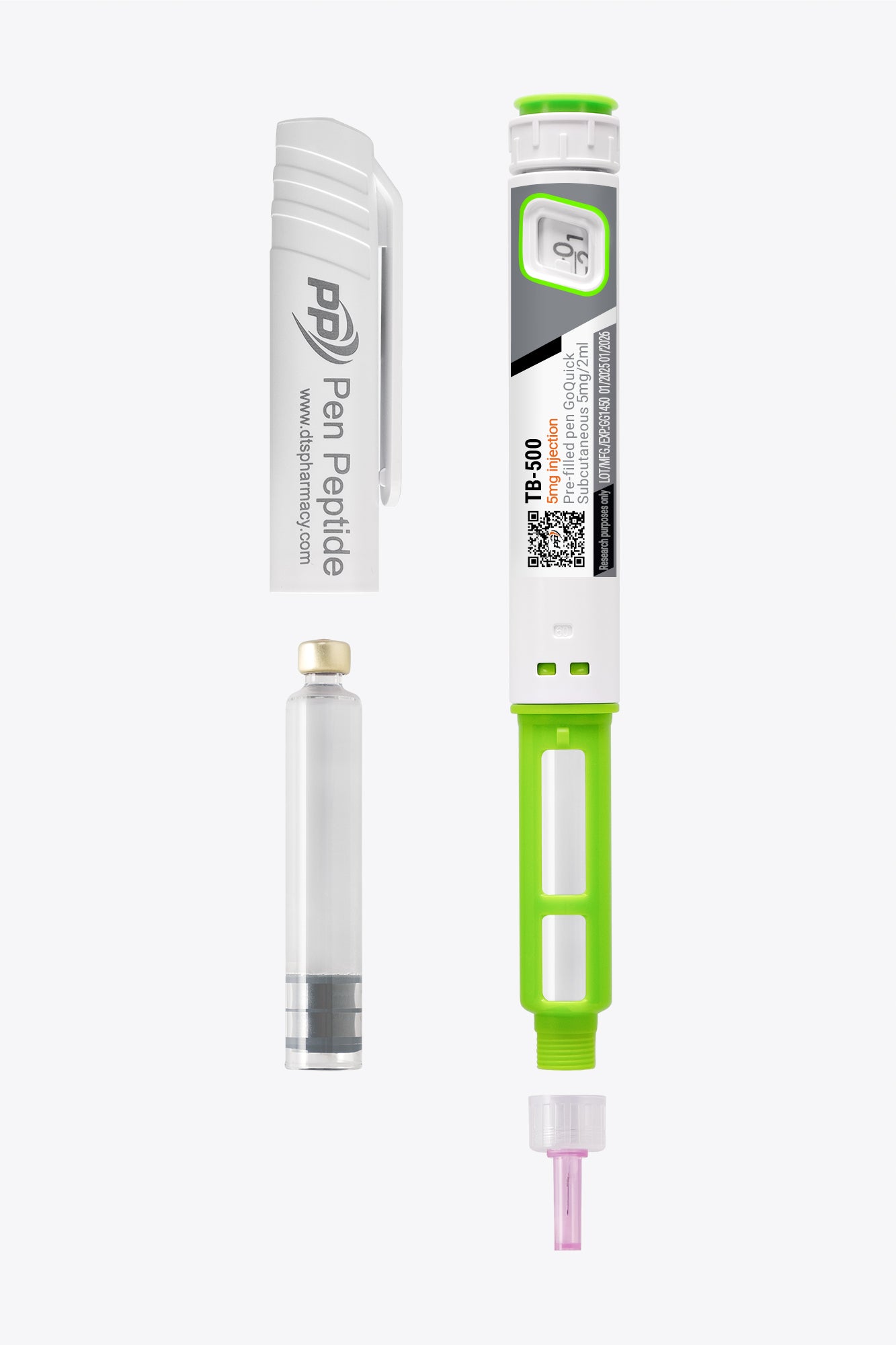 Peptid TB-500 i injektionspenna