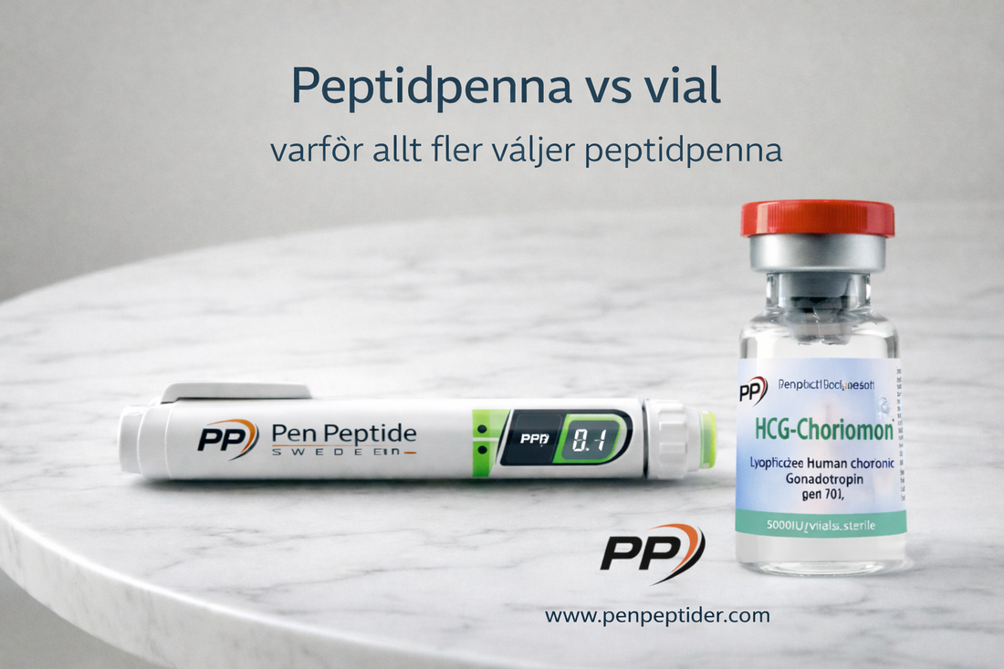 Peptidpenna – modernt alternativ till vial för dosering av peptider