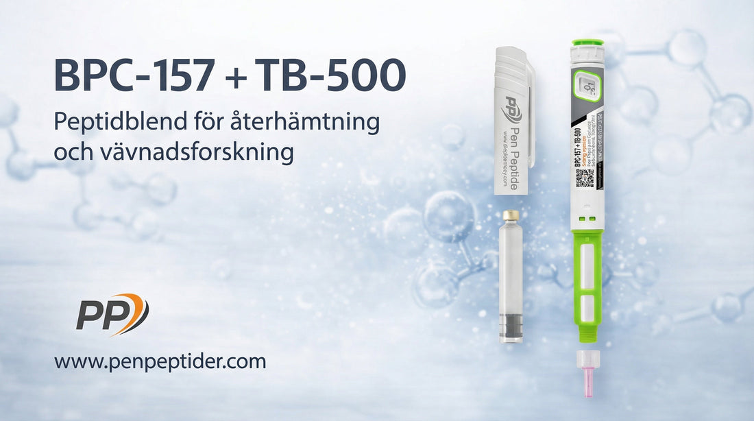 BPC-157 och TB-500 peptidblend för återhämtning och vävnadsforskning